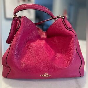 Beautiful Pink Coach Shoulder Bag